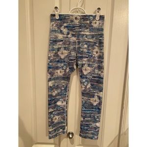 EUC Lululemon wunderunder high rise cropped leggings